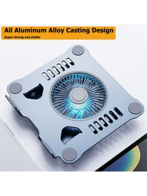 LAPTOP STAND ELECTRIC FAN RGB THREE SPEEDS