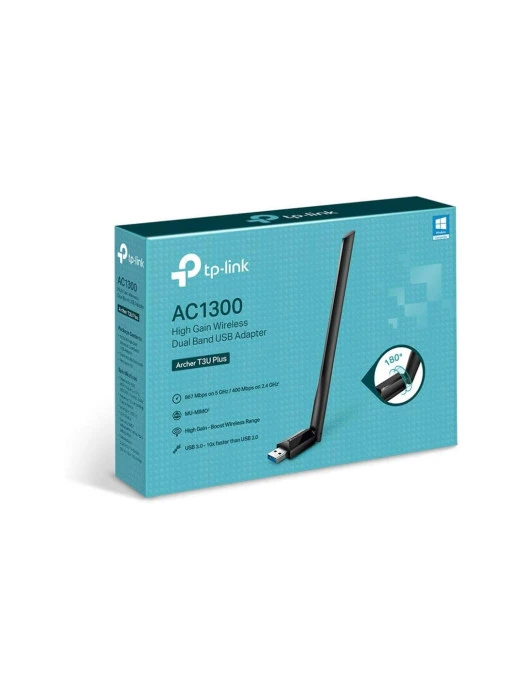 USB Wifi Adapter with Antenna AC1300 Archer T3U+