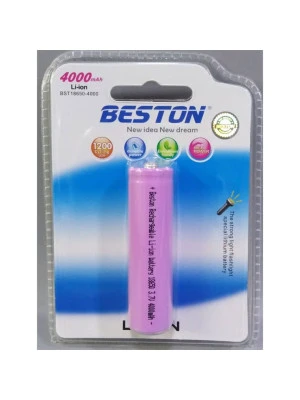 4000mAh 3.7V Beston 18650 Rechargeable Battery Li-ion