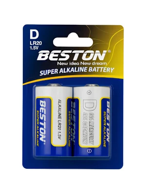 Beston D LR20 Super Alkaline Battery – 1.5V (Long-Lasting Power)