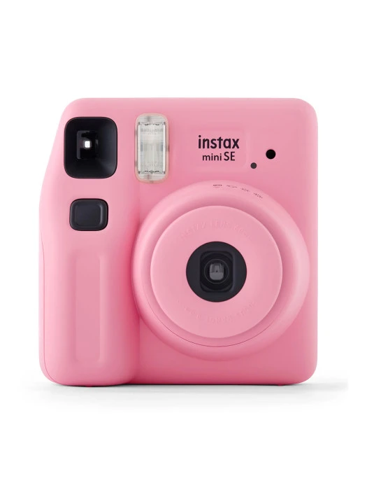 Fujifilm Instax Mini SE Instant Camera with Bonus 10 Pack Mini Film, Pink