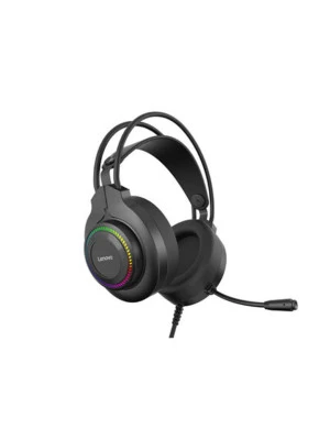 Lenovo G20-B Wired Headset RGB Light Over-Ear Gaming Headset with Noise-Cancelling Microphone for Laptop and Computer Headphone - USB Plug
