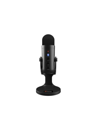 Meetion MT-MC20 Remote Meeting Desktop Corded Electric Gaming Microphone - Black