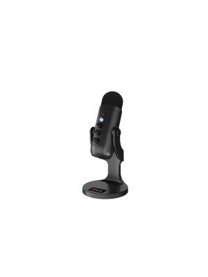 Meetion MT-MC20 Remote Meeting Desktop Corded Electric Gaming Microphone - Black
