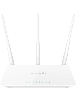 Tenda F3 300Mbps 2.4GHz Wi-Fi Router with 3 External Antennas