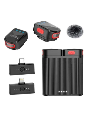 TOKQI H01 Wireless 2 in 1 Magnetic Microphone