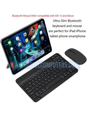 Ultra-Slim Bluetooth Keyboard and Mouse Combo Rechargeable