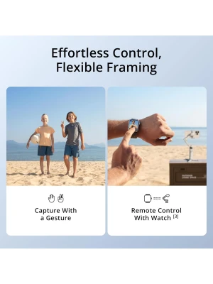 DJI Osmo Mobile 7 Gimbal Stabilizer for iPhone, Android, Built-in Tripod, Ultra-Light, Comfortable Grip, 3-Axis Phone Gimbal, ActiveTrack 7.0, ShotGuides, One-Tap Edit, 10hrs Use, Phone Charging