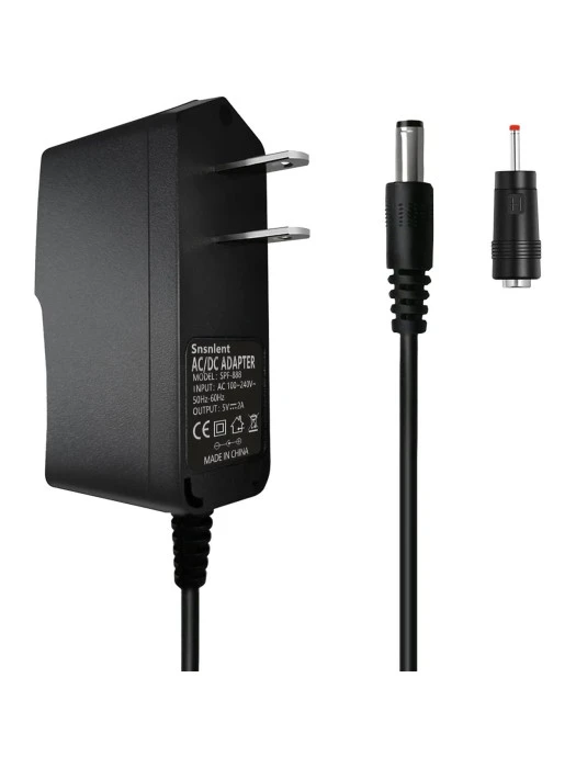 5V 2A DC Power Supply Adapter 10W AC/DC Wall Plug Adapter 100V-240V AC to DC 5 Volt 2Amp 