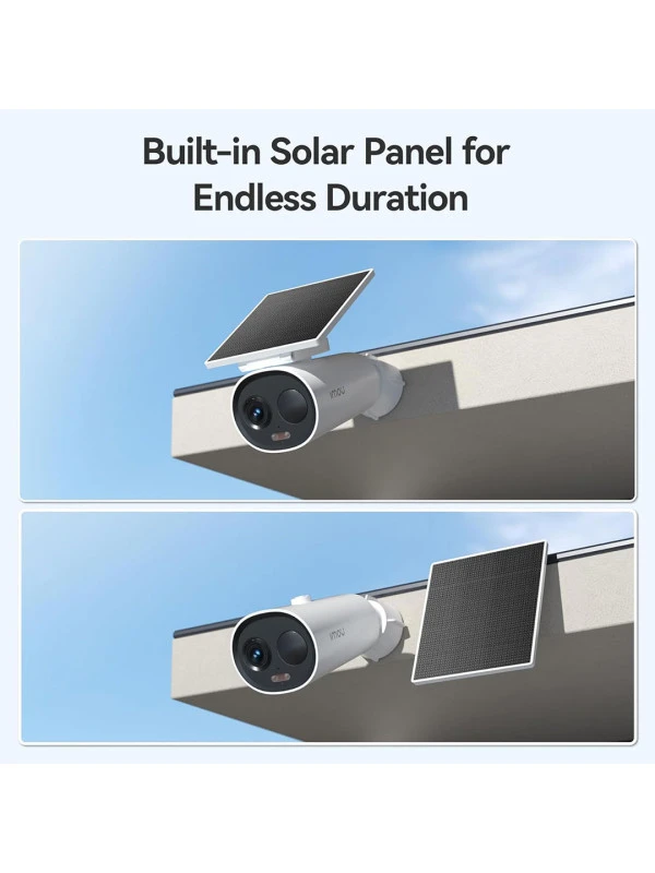 IMOU Cell 3c 3mp 2K With Solar Panel Imo 2K Security Camera With Built-in Solar Energy Full Color At Night