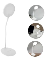 LED Rechargeable Desk Lamp 3 Color modes Touch control Micro USB cable included