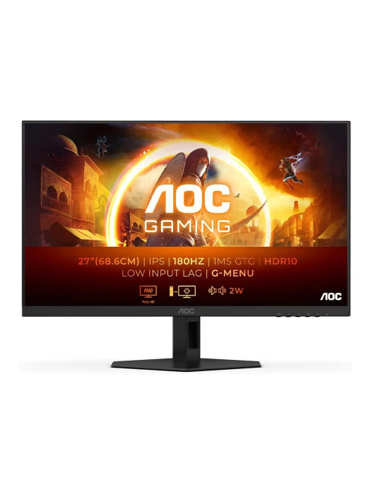 AOC Gaming - 27 Inch FHD Monitor, 180Hz, IPS, 1ms, FreeSync, Gsync compatible