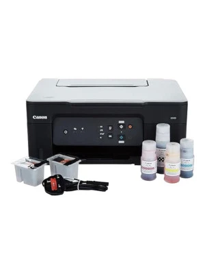 Canon PIXMA Ecotank G3430 All-in-One Multi-function Printer, Scanner, Copier, Black, Color, Wifi