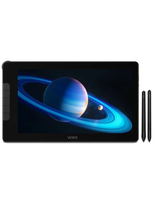 Veikk Studio 16 Pen Display with Stand and Two Pens.  15.6'' AG&AF IPS FHD Screen