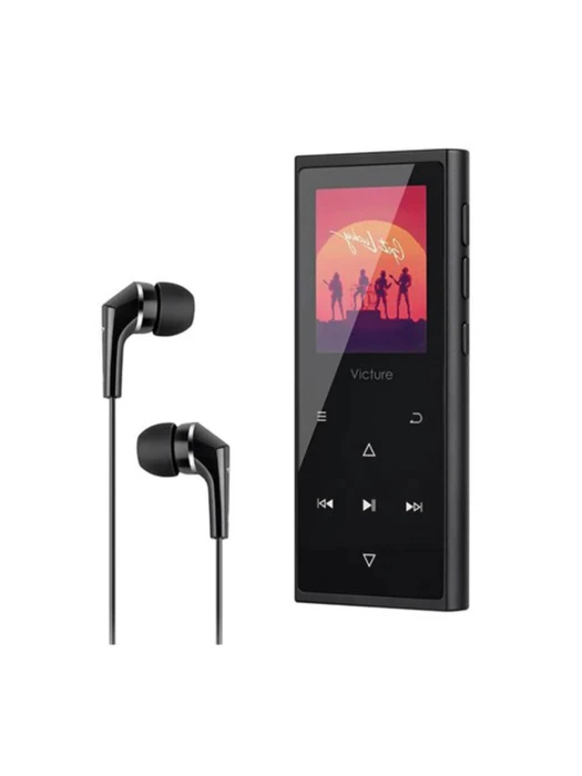 Victure M5X MP3 Player 16G Touch Button Black New Music Sports