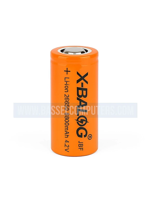 26650 Rechargeable Battery, 4.2V 88000mAh 26650 Lithium, Flat Top Battery