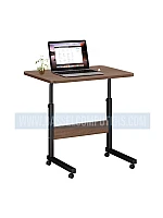 Adjustable Laptop Side Desk Table 60 × 40 cm | Height-Adjustable & Rolling Bedside Table