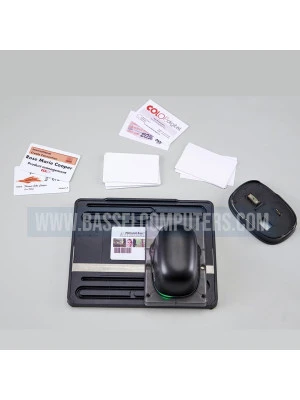 COLOP e-Mark Paper Business Cards White for Printing with E-Mark, 1 Pack = 100 Items