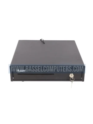 OCOM Small Electronic Cash Drawer RJ11 | Heavy-Duty POS Cash Register Drawer | 37 × 33.5 cm