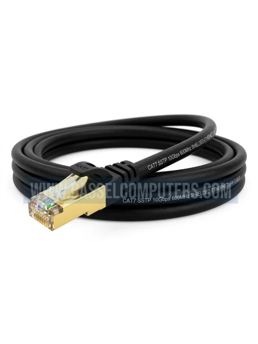 CAT7 Outdoor SSTP Ethernet Cable 15m | 10Gbps 600MHz RJ45 LAN Network Patch Cable | Waterproof & UV Resistant