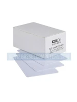 COLOP e-Mark PVC Plastic Business Cards for Multiline Tool – Double-Sided Printable Cards (85.5×54mm) Pack of 50