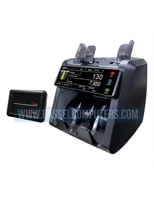 Crony AL-930T Multi-Currency Bill Money Counter | Value Counting Machine | 7.8" Touch Screen Display | UV/MG/MT/IR Counterfeit Detection