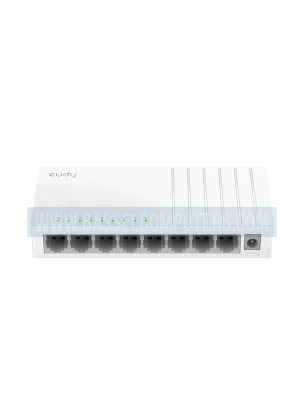Cudy 8-Port Fast Ethernet Switch 10/100 Mbps – Plug & Play Desktop LAN Switch