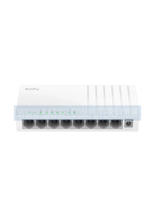 Cudy 8-Port Fast Ethernet Switch 10/100 Mbps – Plug & Play Desktop LAN Switch