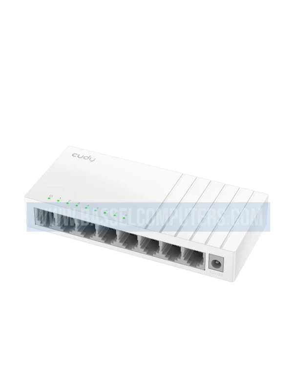 Cudy 8-Port Fast Ethernet Switch 10/100 Mbps – Plug & Play Desktop LAN Switch