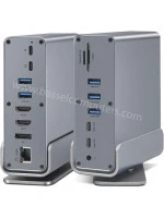 Docking Station Type-C Multi-Functional HUB Triple Display, 4K HDMI, Ethernet & 100W Power Delivery | 16-in-1