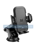 Hoco CA76 In-Car Phone Holder – Dashboard & Windshield Suction Mount, One-Hand Operation, Universal Smartphone Car Mount