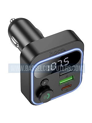 HOCO E85 Tiger 38W Car Charger PD20W QC3.0 | Bluetooth 5.4, FM Transmitter with USB Music Playback