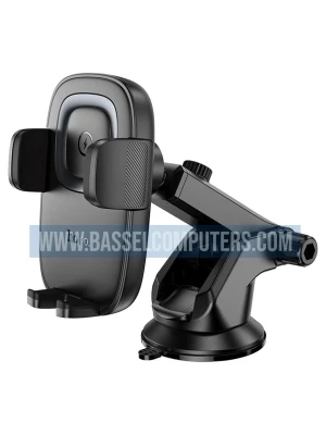 Hoco HW32 Crown Wireless Charging Car Phone Holder – 15W Qi Fast Charging Dashboard Mount