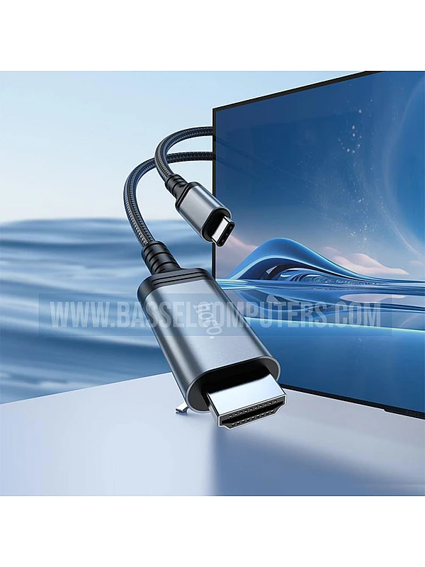 HOCO UA43 USB-C to HDTV Cable 1.8m – 4K 30Hz Screen Mirroring