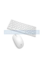 HP 910 Bluetooth Keyboard & Mouse Combo | Multi-Device Wireless Desktop Set | English / Arabic | White