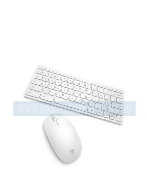 HP 910 Bluetooth Keyboard & Mouse Combo | Multi-Device Wireless Desktop Set | English / Arabic | White