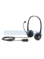 HP Stereo USB Wired Headset with Microphone & Volume Control – On-Ear Headphones for PC & Laptop