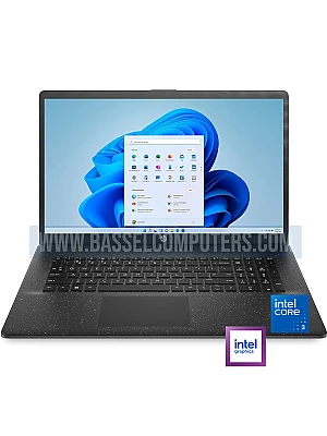 HP Notebook Laptop with Intel Core 3 100U, 8GB RAM, 256GB SSD - 17.3" diagonal HD + Led Display (CR)