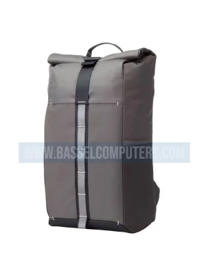 HP Pavilion Rolltop Grey Backpack, Laptop Backpack Water-Resistant - Travel Bag