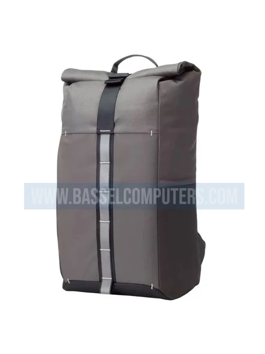 HP Pavilion Rolltop Grey Backpack, Laptop Backpack Water-Resistant - Travel Bag
