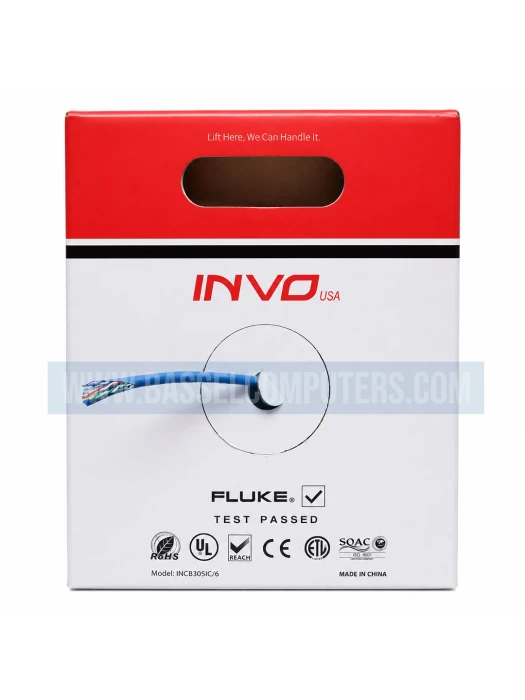 INVO CAT6 305m Pure Copper UTP Network Cable – 23AWG Indoor