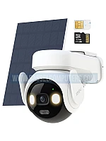 IMOU AOV PT 5MP 3K 4G LTE & Wi-Fi Outdoor Camera with 5W Solar Panel – 24/7 AOV Recording, 10,000mAh Battery