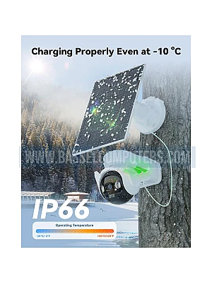 IMOU AOV PT 5MP 3K 4G LTE & Wi-Fi Outdoor Camera with 5W Solar Panel – 24/7 AOV Recording, 10,000mAh Battery