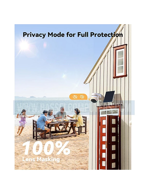 IMOU AOV PT 5MP 3K 4G LTE & Wi-Fi Outdoor Camera with 5W Solar Panel – 24/7 AOV Recording, 10,000mAh Battery