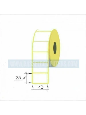 Barcode Label Rolls 40mm x 25mm – 2$ Each