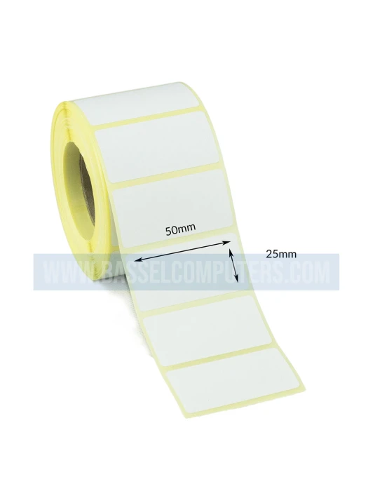 Barcode Label Rolls 50mm x 25mm – 2$ Each