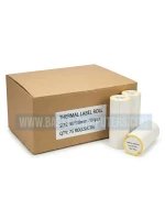 Thermal Barcode Label Rolls 58x30mm - Box of 75 Rolls 