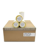 Thermal Label Rolls 58x40mm - Box of 75 Rolls Barcode  Labels for Thermal Printers & POS Scales
