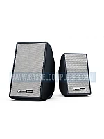 Lenovo Services S-D01 2.0 Desktop Wired Speakers – USB Powered, 3.5mm Audio, Grey