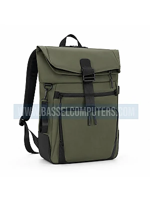 Lenovo Thinkplus BE300 Laptop Backpack – Business Backpack, 16" Laptop Compartment, Water-Resistant, Grey Green 
